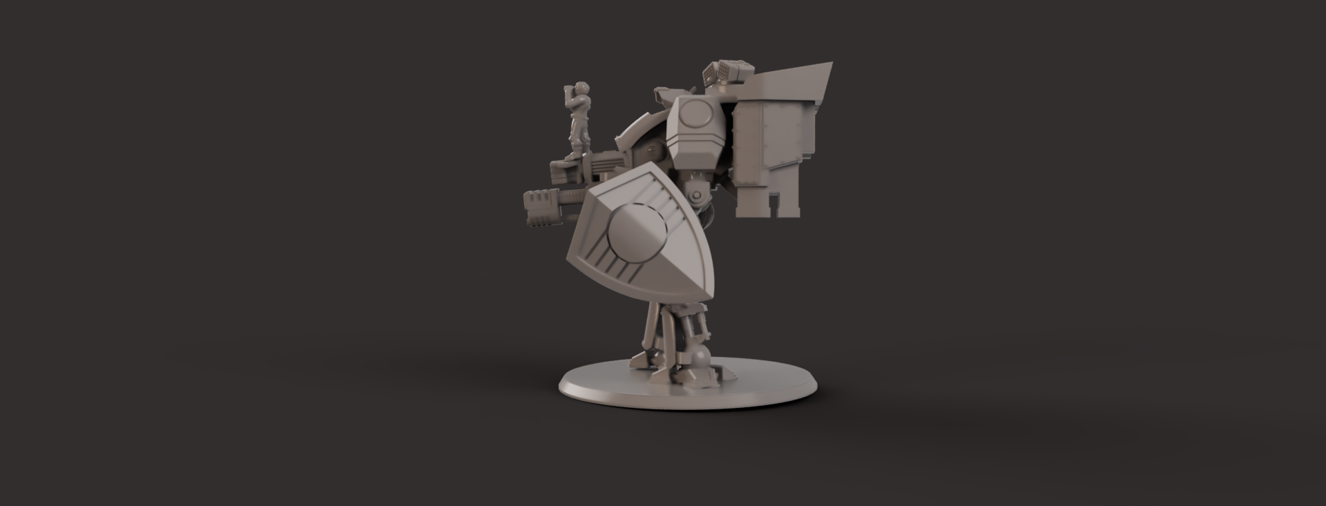 3D file Mini-Knight for humans that have defected to the space ...